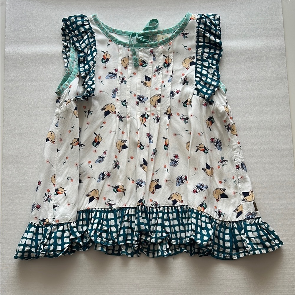 Matilda Jane Friends Forever Birds of a Feather Tunic Size 4